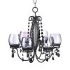 Accent Plus Beaded Candle Chandelier