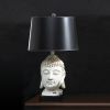 Nikki Chu Black & White Buddha Table Lamp