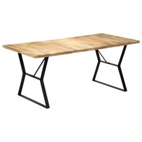 Dining Table 70.8"x35.4"x29.9" Solid Mango Wood
