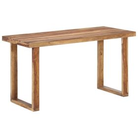 Dining Table 55.1"x27.6"x29.9" Solid Sheesham Wood
