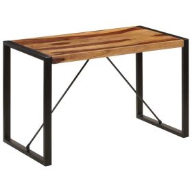 Dining Table 47.2"x23.6"x29.9" Solid Sheesham Wood