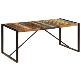 Dining Table 70.9"x35.4"x29.5" Solid Reclaimed Wood