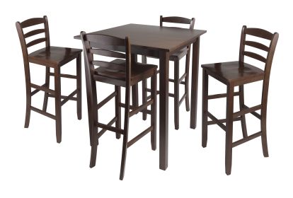 Parkland 5pc High Table with 29" Ladder Back Stools
